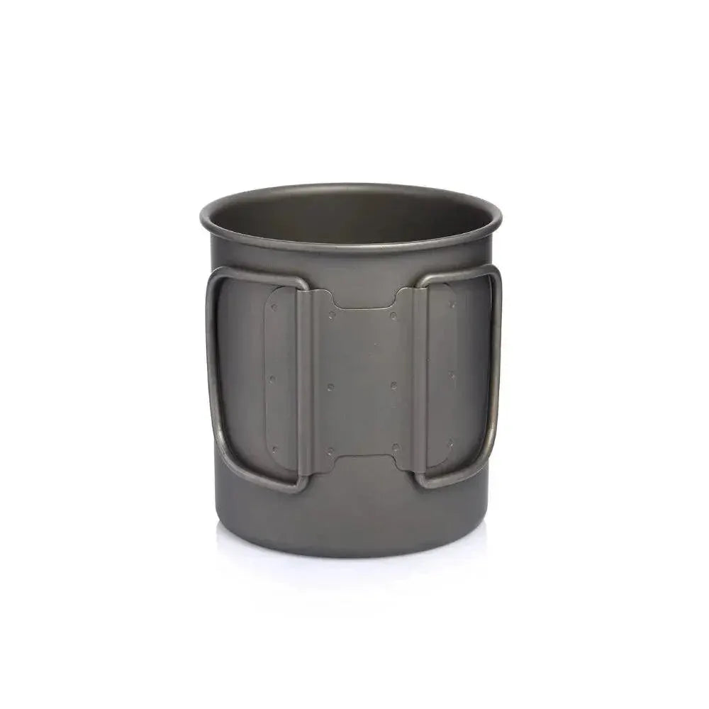 Foldable Titanium Camping Mug Lightweight Outdoor Cup
