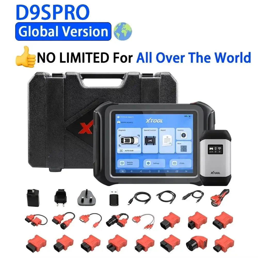 XTOOL D9S PRO D9SPRO WIFI Diagnostic Tool ECU Programmer Automotive Scanner Topology Map VAG Guided 45+Resets FCA/CANFD/DOIP