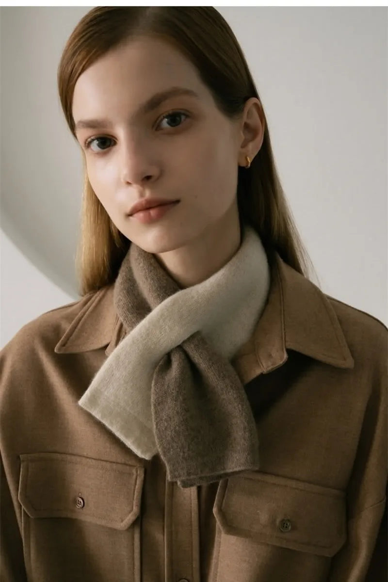 Wool Thermal Knit Winter Scarf