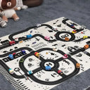 Kids Road Map Carpet - Parking Lot Traffic Playmat