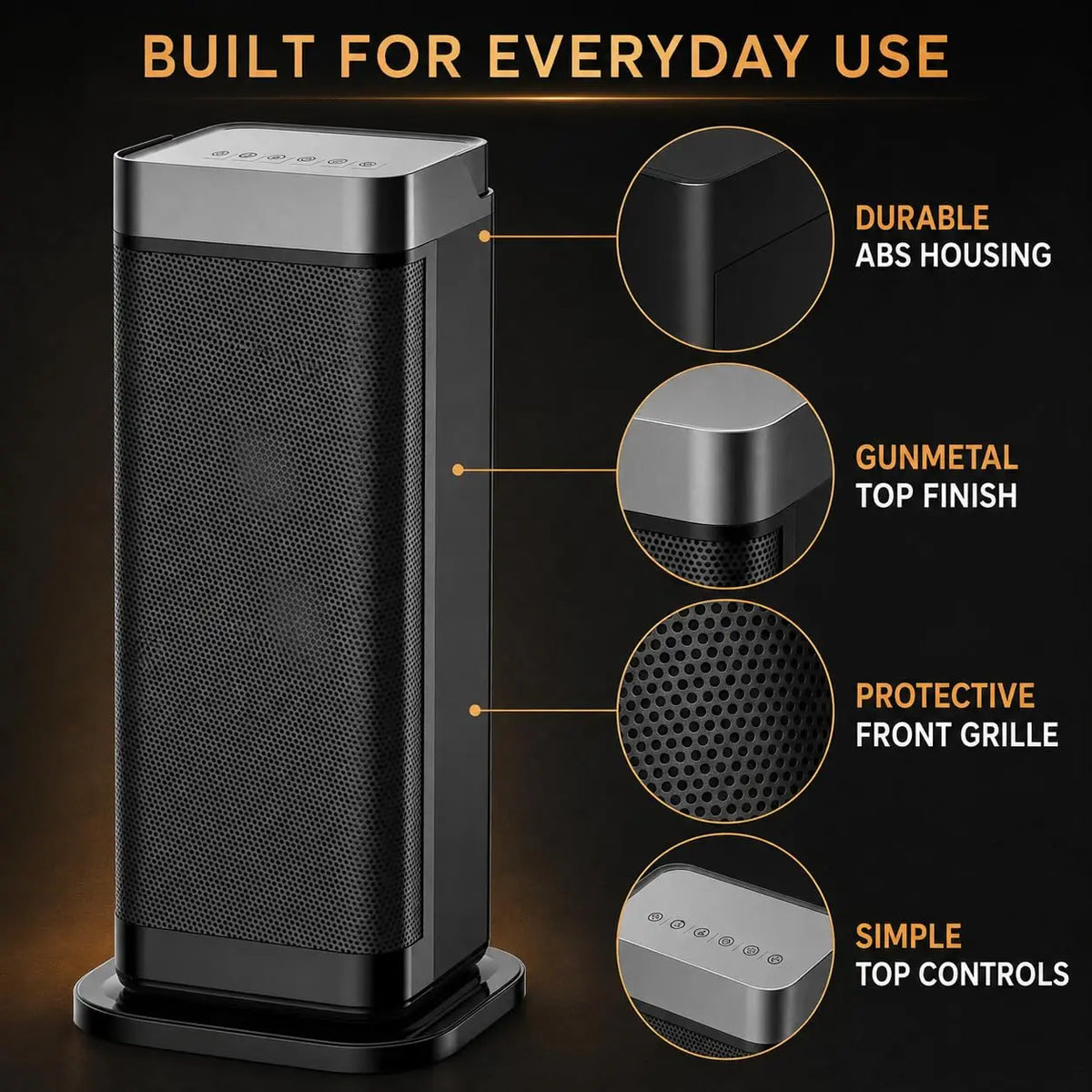 Portable Adjustable Space Heater