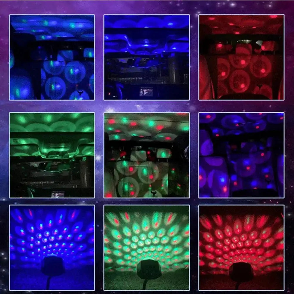 Voice Control Mini LED Car Roof Star Light Decorative Lamp