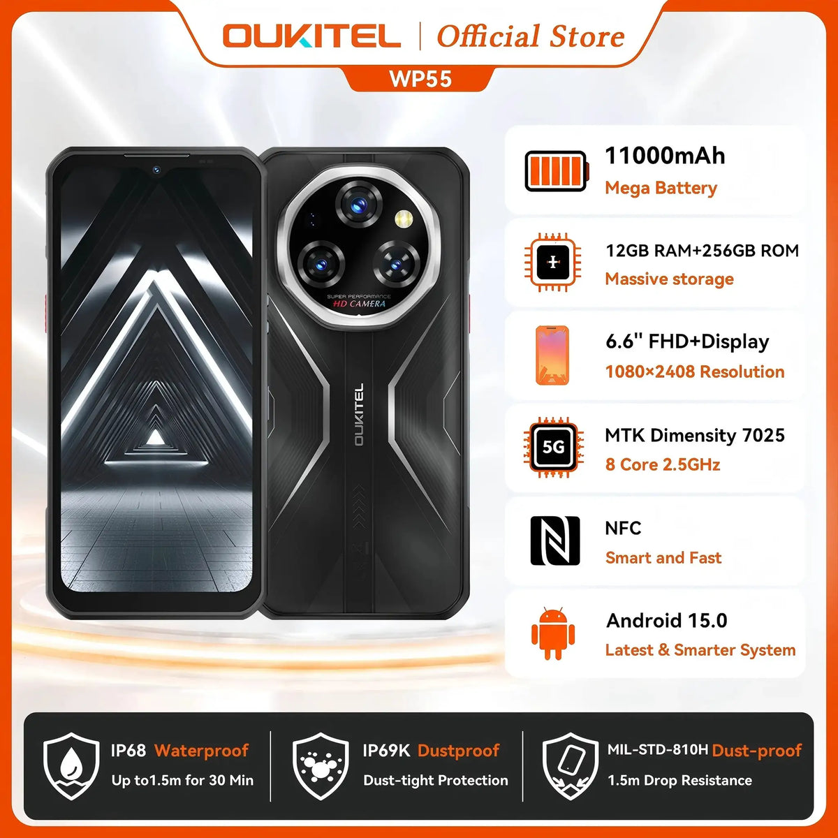 Oukitel Rugged Smartphone for Daily Adventures — product view 7