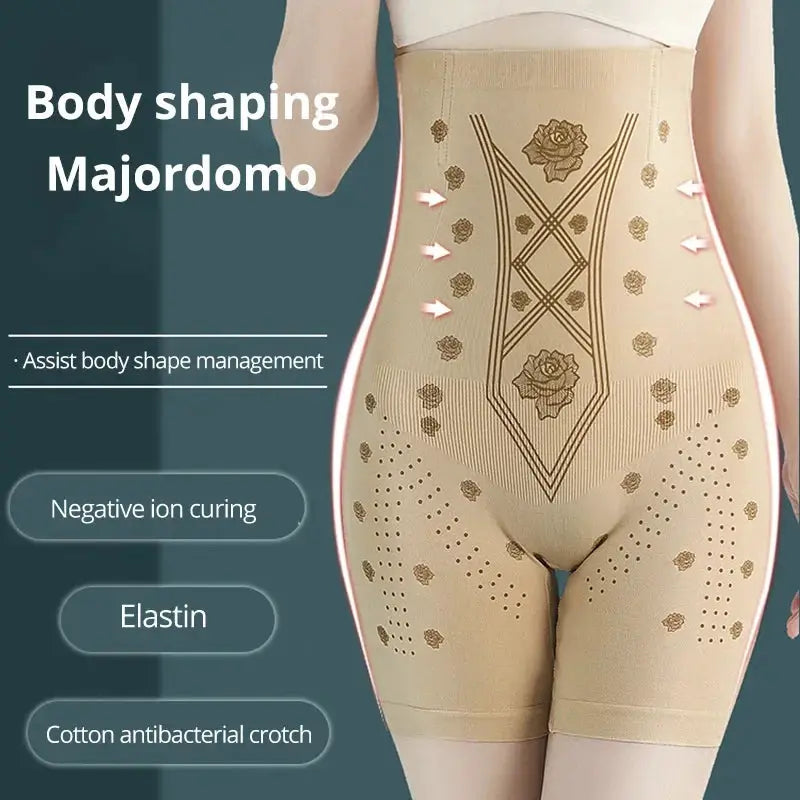 Flarixa High Waist Shaping Panties Tummy Control Underwear