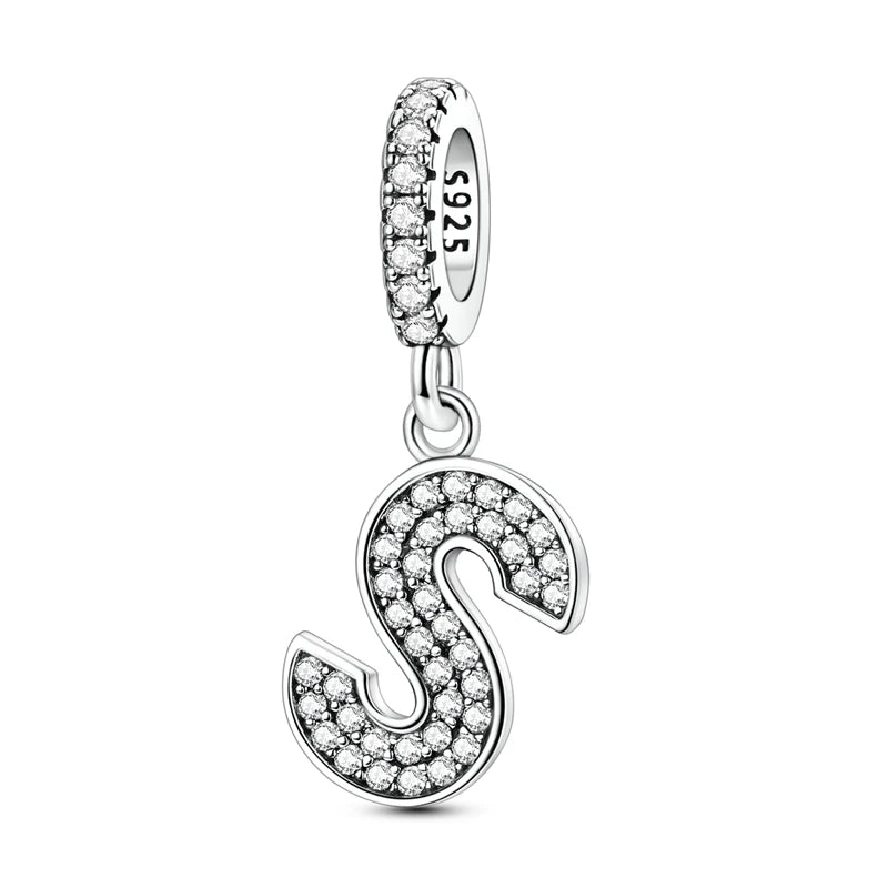 A-z Letter Charm Beads Pendant