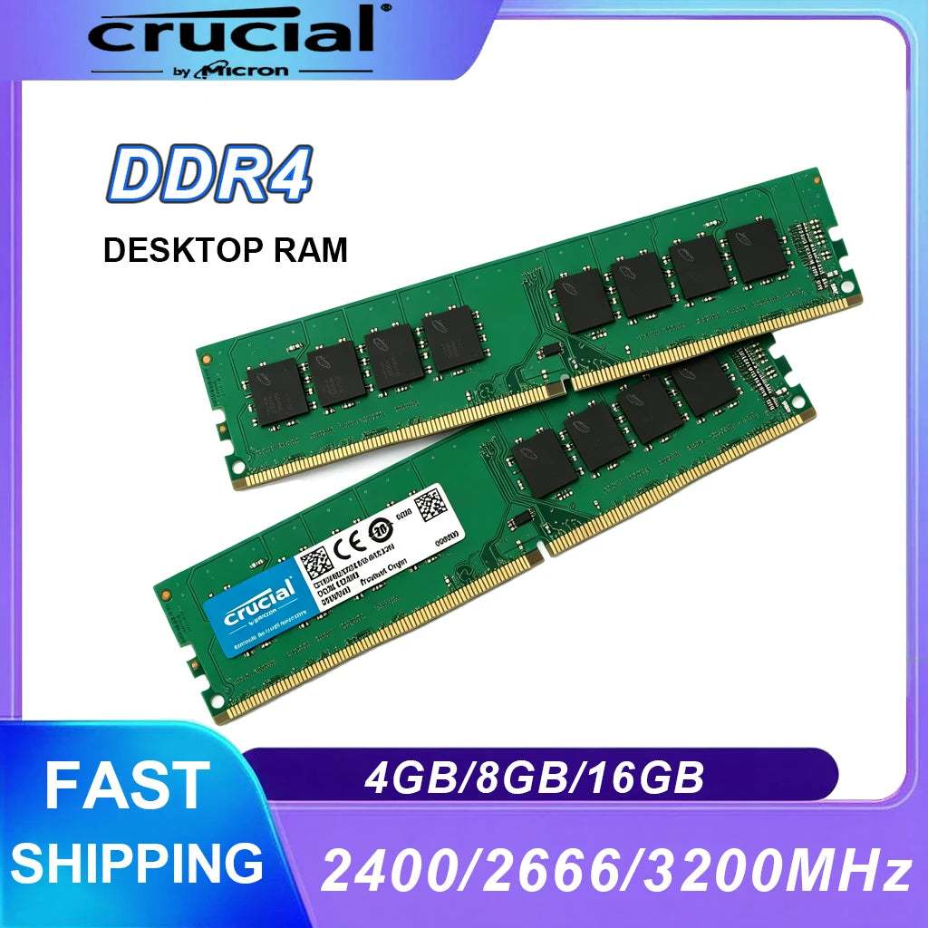 Crucial Desktop Ram Udimm Non