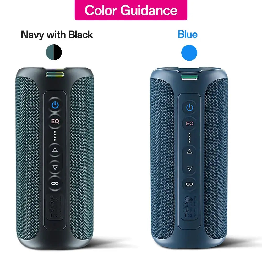 Ortizan Bluetooth Speakers 40W TWS Portable Speaker with Stereo Sound Bass, Bluetooth 5.3 Wireless USB Type C Outdoor, 6600mAh Battery