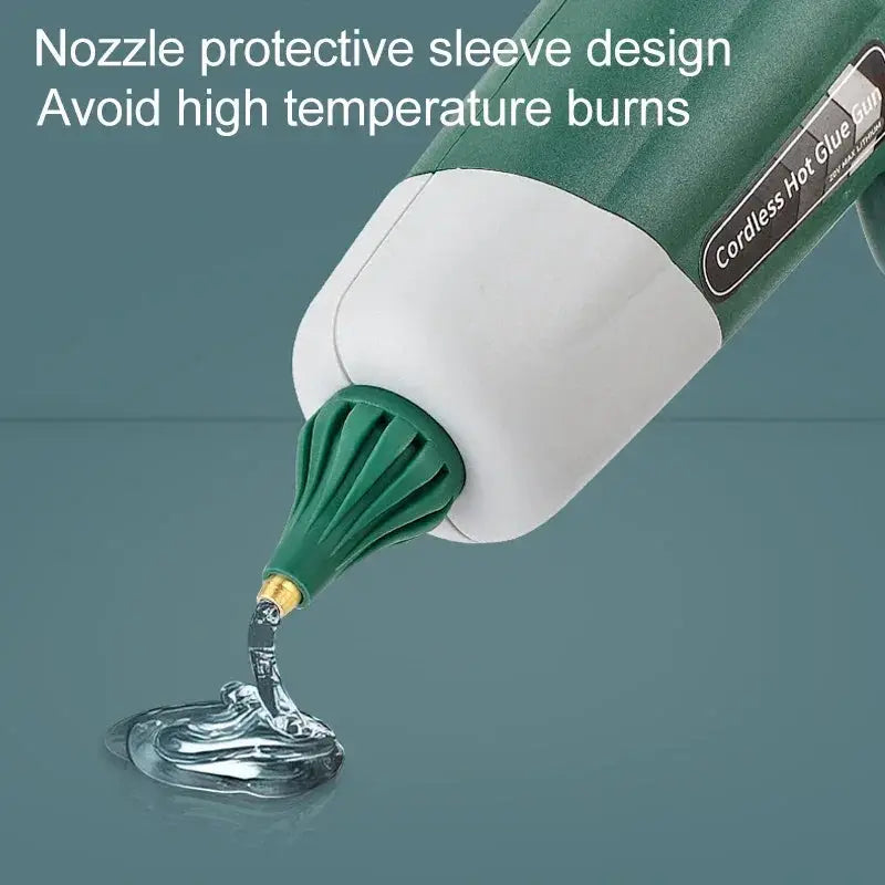 Cordless Hot Melt Glue Gun for Makita Milwaukee Bosch 18V