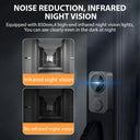 Crystal Clear 4.3 Inch IPS Wireless Video Doorbell With Two Way Intercom