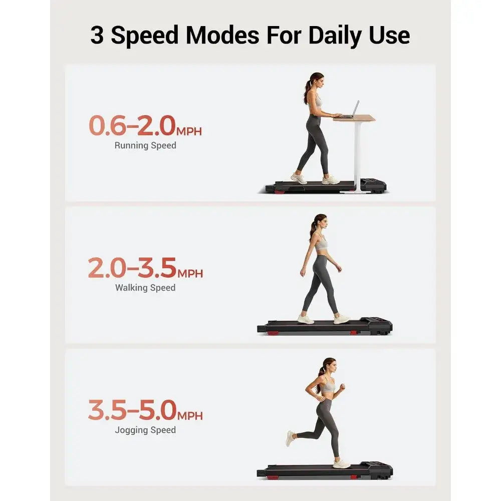 15% Incline Vibration Walking Pad, 3-in-1 Desk Treadmill | 3 Levels, 3.0HP, 8 Absorbers, LED Display, Remote, 300Lbs