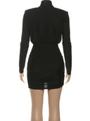 Polished Turtleneck Dress for Women