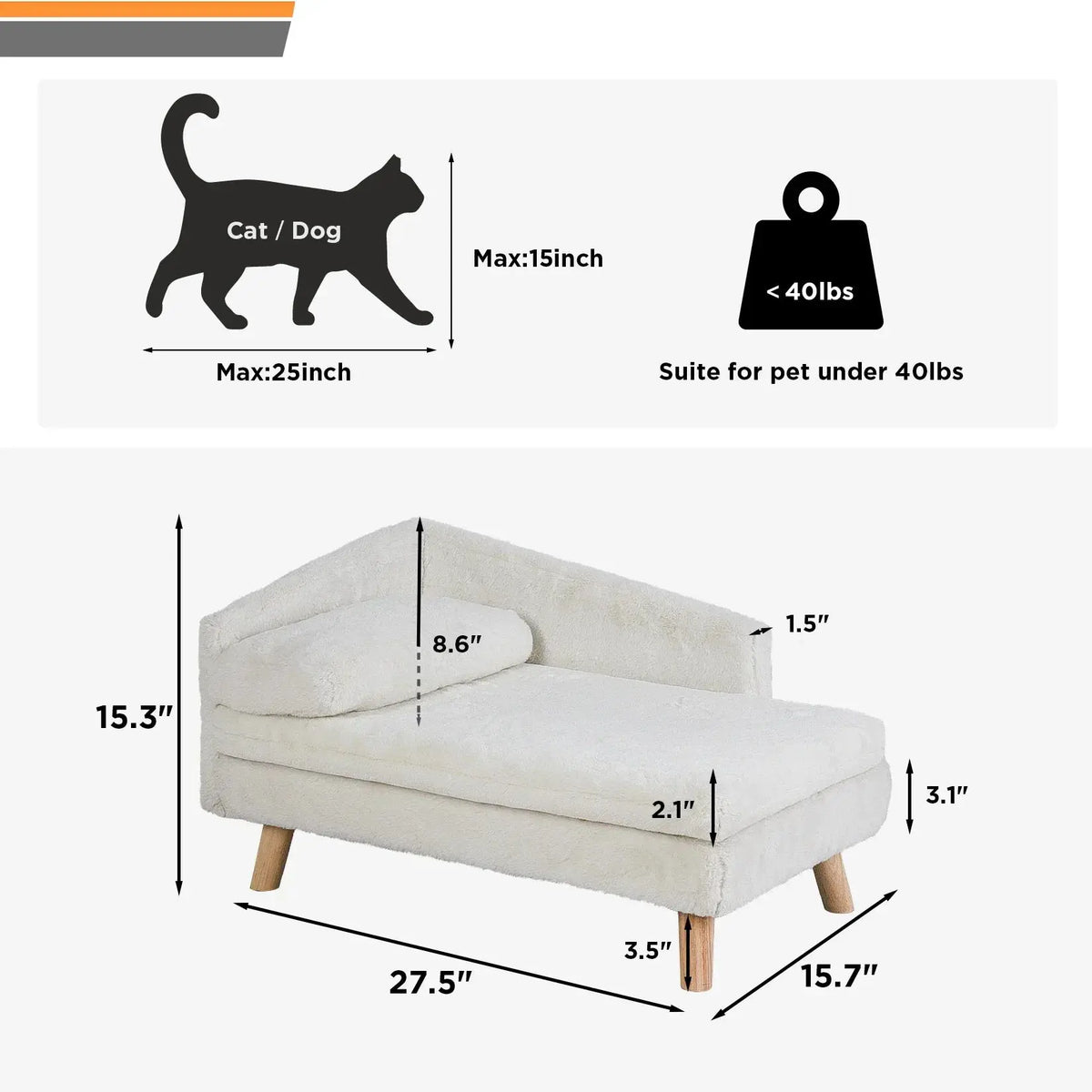 Elevated Pet Bed Stool for Small Pets — product view 17