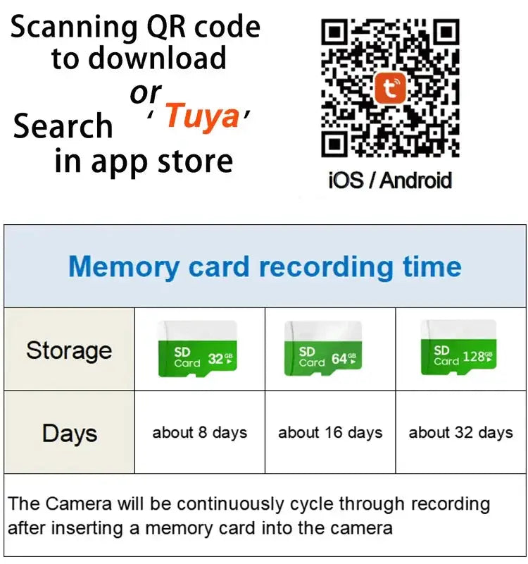 INQMEGA 4MP WiFi Tuya Solar Outdoor Security Camera
