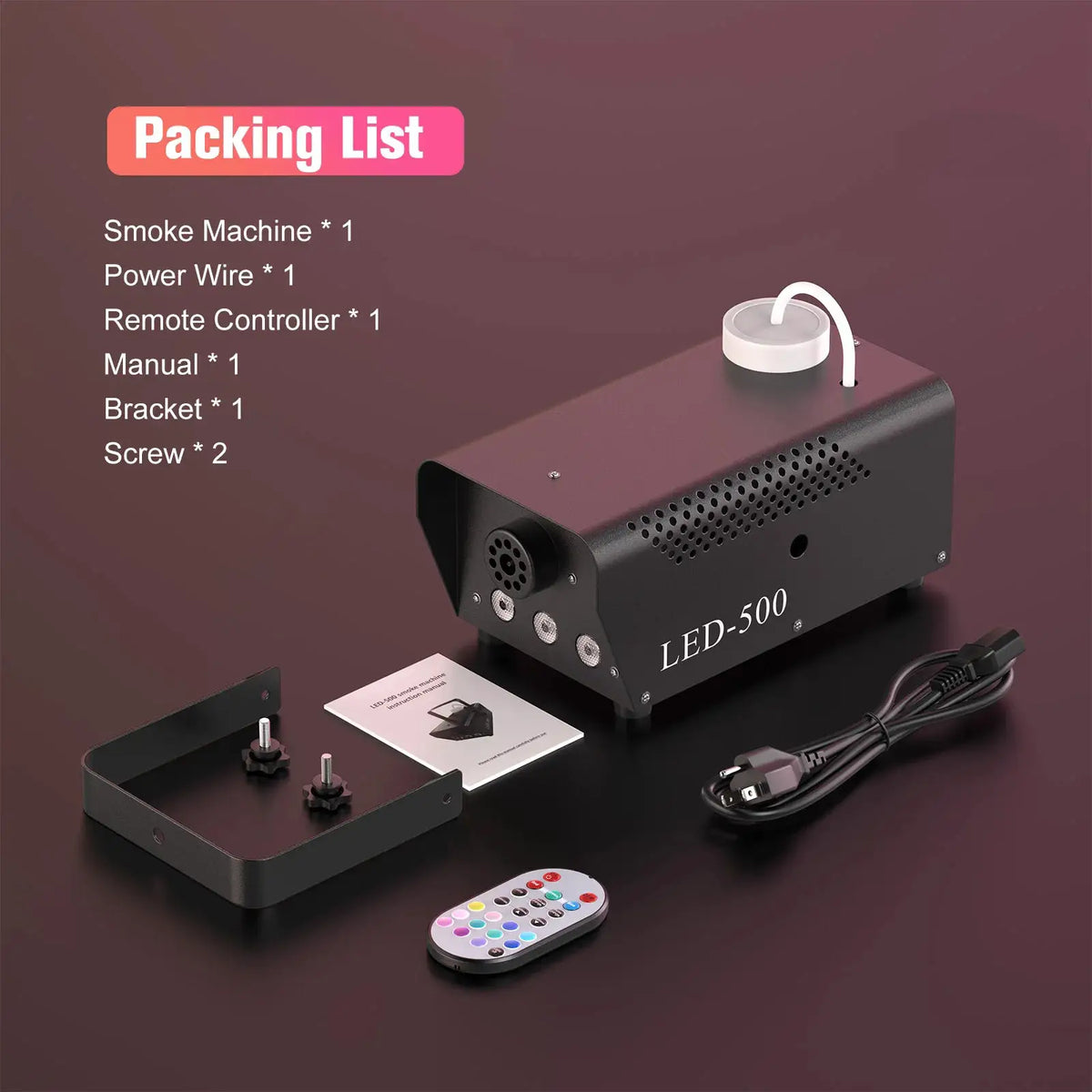 Premium Rgb Fog Machine With Remote — product view 6