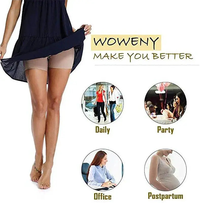 High Waist Tummy Control Shaper Shorts For Women Seamless
