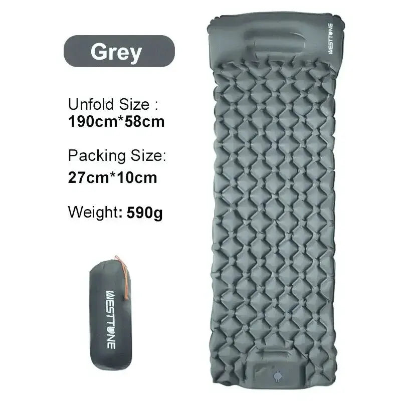 WESTTUNE Ultralight Camping Inflatable Mattress Air Pad