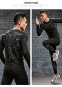 Quick Drying Tight Fitting Suit For Men's Sports Top