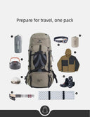 70L Naturehike Backpack For Hikers Lite