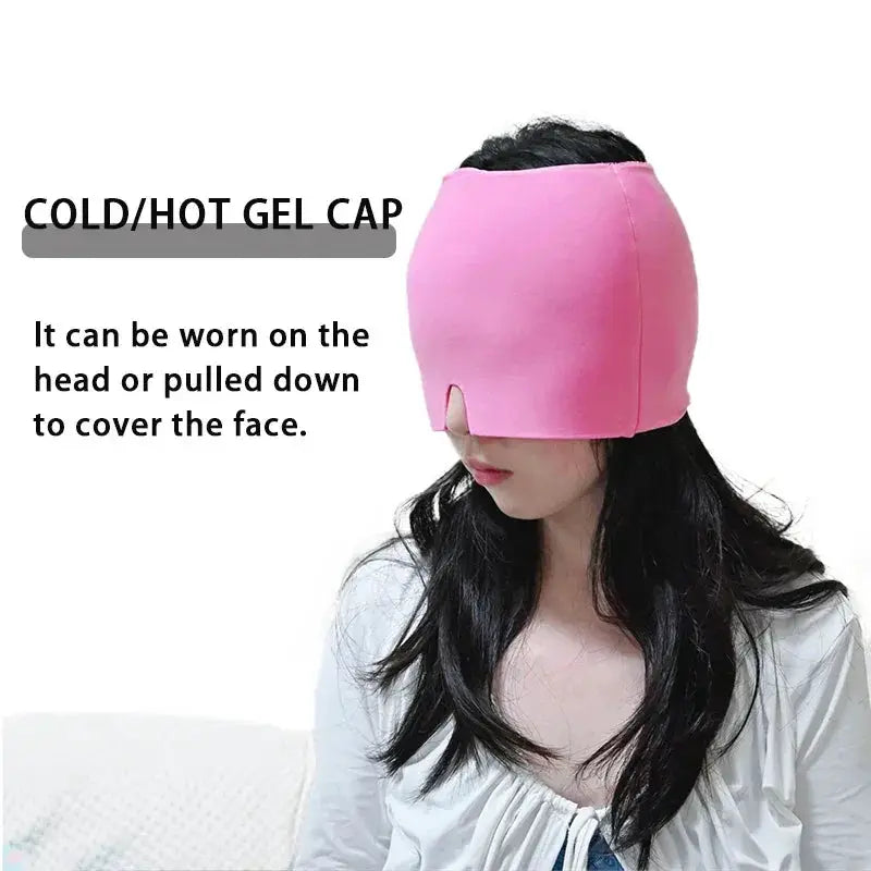 Ice Cap Gel Cold And Hot Eye Mask Black Pink Not Charged