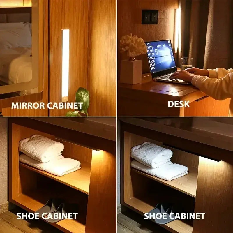 Wireless LED Night Light Motion Sensor Closet Lamp