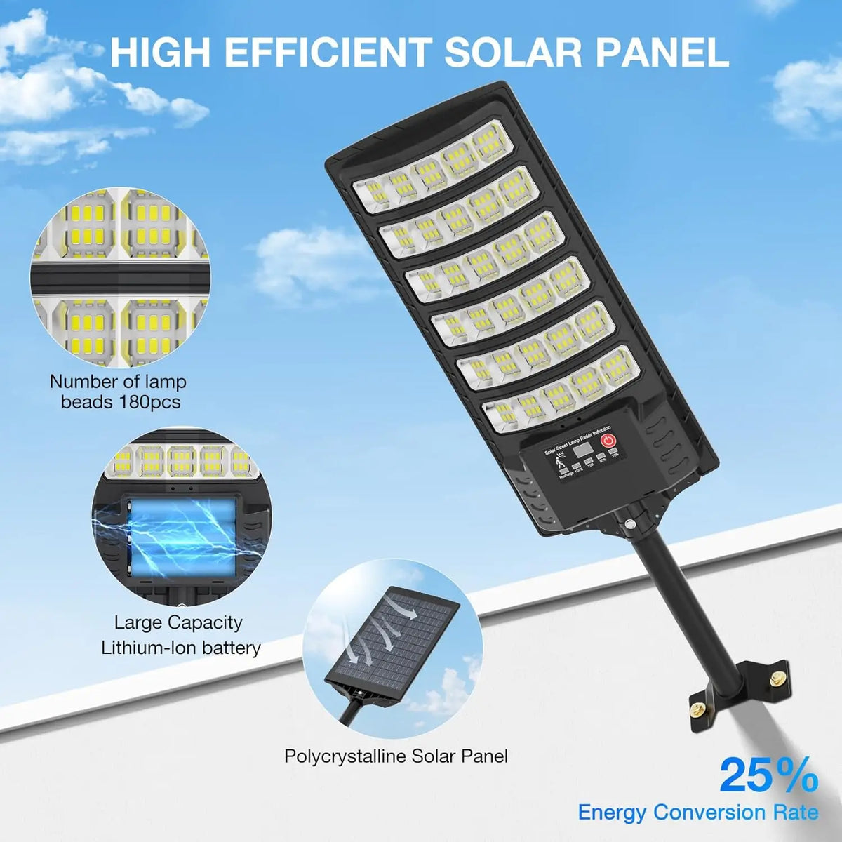 Weatherproof Solar Street Lamp — product view 3