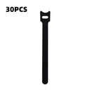 10/30/50pcs Multi-Purpose Fastener Cable Straps Tape Cable Ties Reusable Hook Loop Strips Wire Ties Cables Organizer Cord Wraps