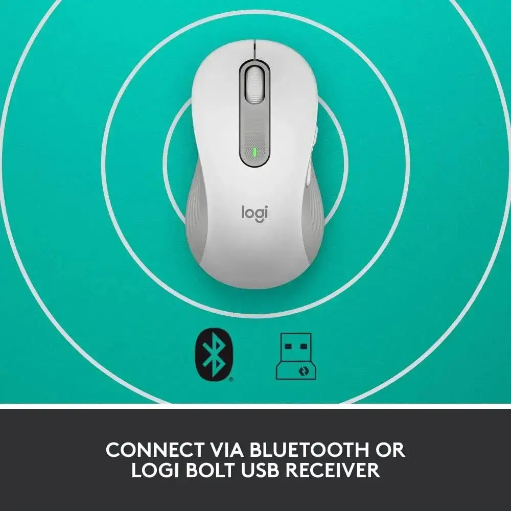 Logitech M650 L Full Size Bluetooth Mouse For Large Hands