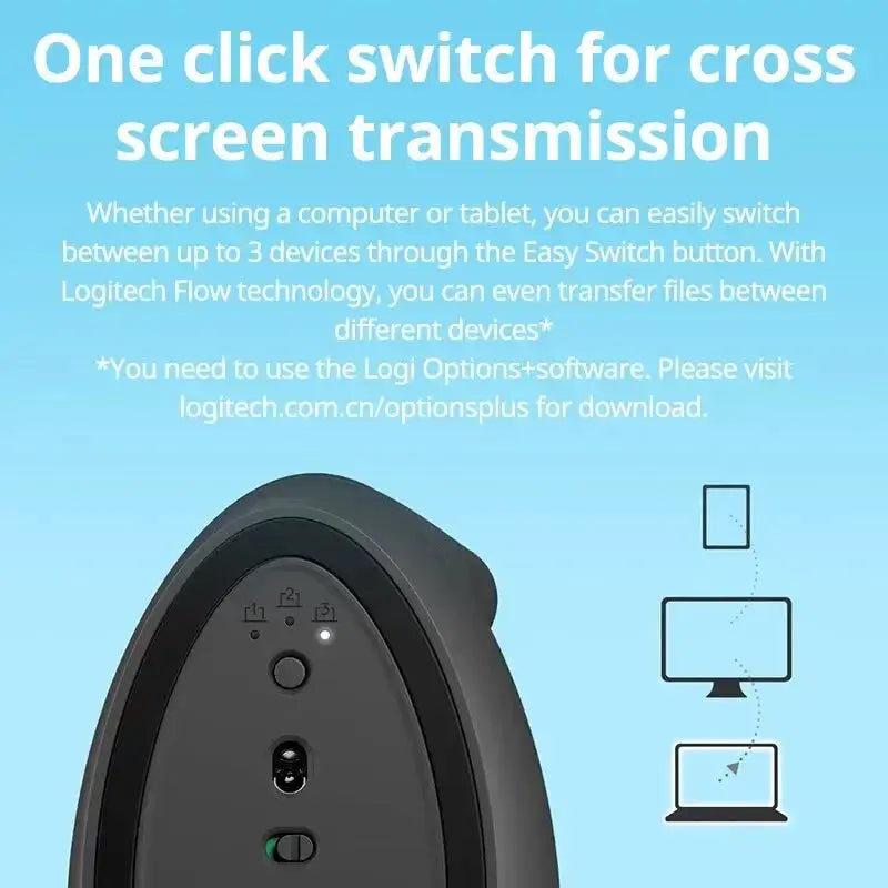 Lift Ergonomic Vertical Mouse Wireless Bluetooth Logitech