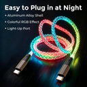 Led Metal Cable PD Fast Charge