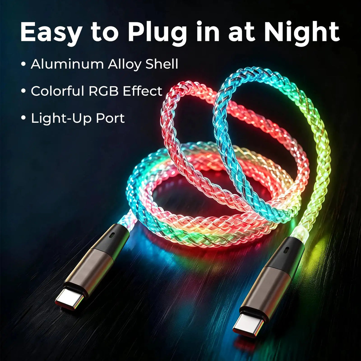 Led Metal Cable PD Fast Charge — product view 5