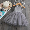 Shimmering Sequin Princess Dress Sparkling Party Outfit for Girls