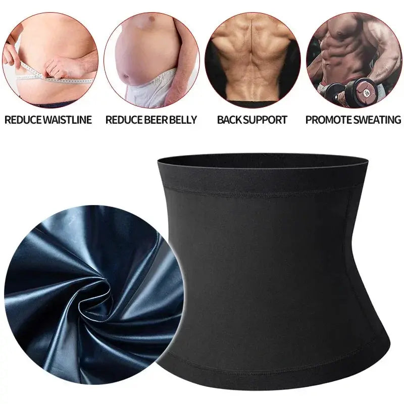 Mens Sauna Body Shaper Waist Trainer For Belly Slimming