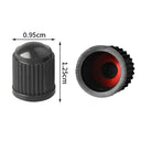 Car Tire Valve Caps with O Rubber Ring Cover for Vehicles