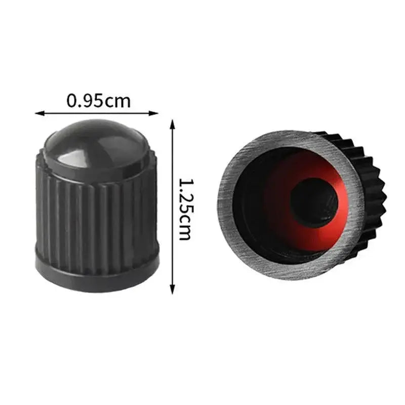 Car Tire Valve Caps With O Ring ABS Rubber Cover For Cars