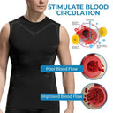 Mens Ice Silk Compression Shaping Vest Slimming Tank Top