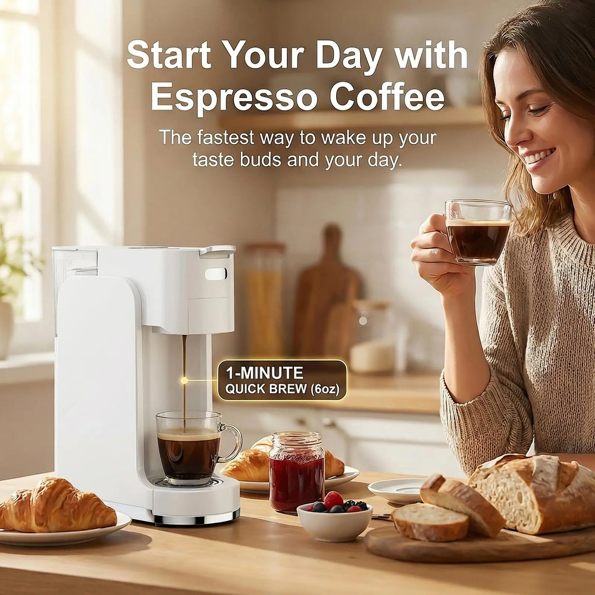 Single-Serve Coffee Maker, in Hot and Iced Coffee Machine — product view 7
