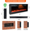 Slim Adjustable Fireplace