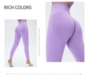 Nude Yoga Pants for Women High Waist Seamless Hip Lifting Fitness Design