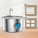 Rechargeable Stainless Steel Pet Water Fountain