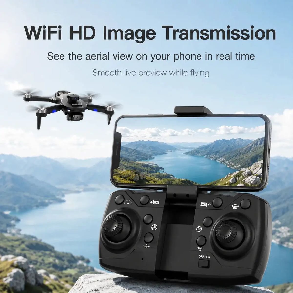 ZNLYRION F196 Brushless Drone 4K Dual Camera 360° Obstacle Avoidance Optical Flow Positioning 20Mins Flight Time WIFI FPV RC Quadcopter
