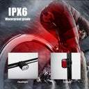 Waterproof Mini Bike Lamp Front Light White Taillight Red