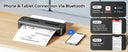 Portable Inkless Printer for Travel