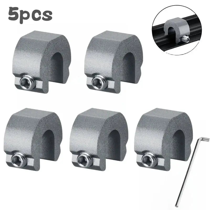 New 3/5/10pcs Aluminum Alloy Window Lock Stopper Sliding Door Window Limiter Sliding Sash Stopper Anti-theft Child Safety Locks