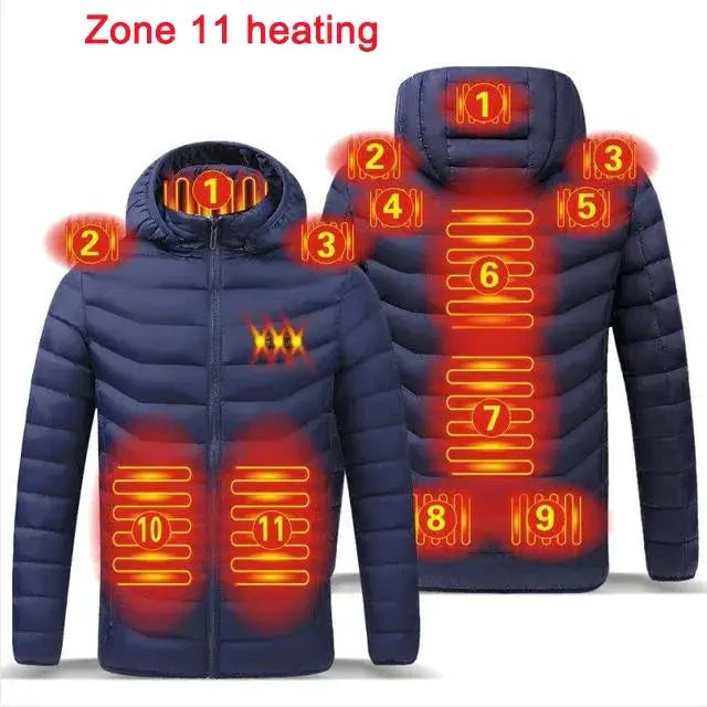 Heated Jacket for Outdoor Hikers Warmth — product view 10