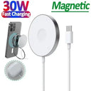 Magnetic Wireless Charger - 30W Fast Charging.