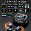 HTC NE27 Wireless Earbuds Bluetooth 5.4 AI Translator Real Time Glowing Earhook