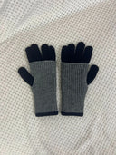 Colorblock Ribbed Winter Knit Gloves