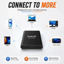 Portable SSD External Drive - USB 3.1 High Speed