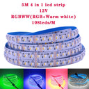 Vibrant Mood Lighting RGBW RGBWW LED Strip 12V 24V 60-120 LEDs Per Meter SMD5050