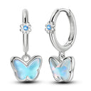 Sterling Silver Chameleon Dragonfly Butterfly